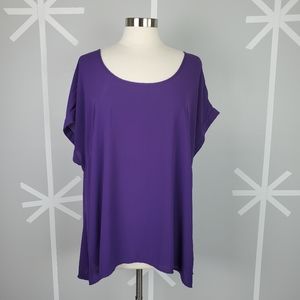 NWOT Purple Plus Size 18/20 Lane Bryant Blouse
